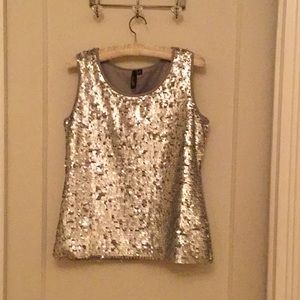 🥂Essentials by Milano Sequined tank🍾